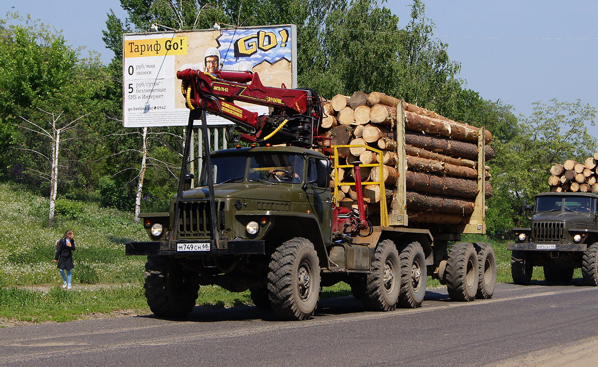 Тамбовская область, № М 749 СН 68 — Урал-43204