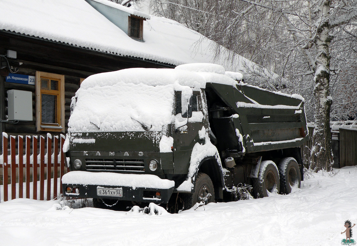 Нижегородская область, № Е 361 ХУ 52 — КамАЗ-55111 [551110]