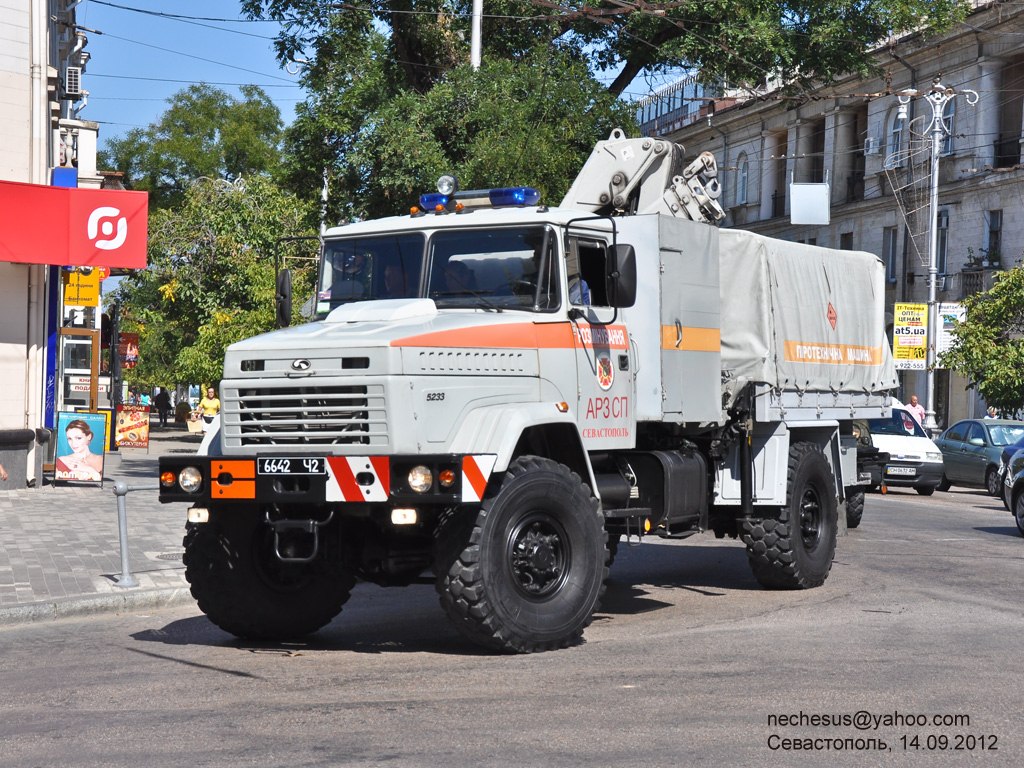 Севастополь, № 6642 Ч2 — КрАЗ-5233BE