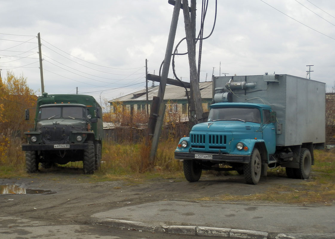 Ямало-Ненецкий автоном.округ, № К 973 ЕЕ 89 — Урал-4320 (общая модель); Ямало-Ненецкий автоном.округ, № У 531 АМ 89 — ЗИЛ-130