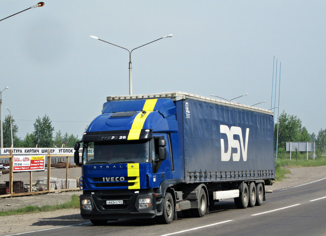 Красноярский край, № Х 662 КС 124 — IVECO Stralis ('2007) 450