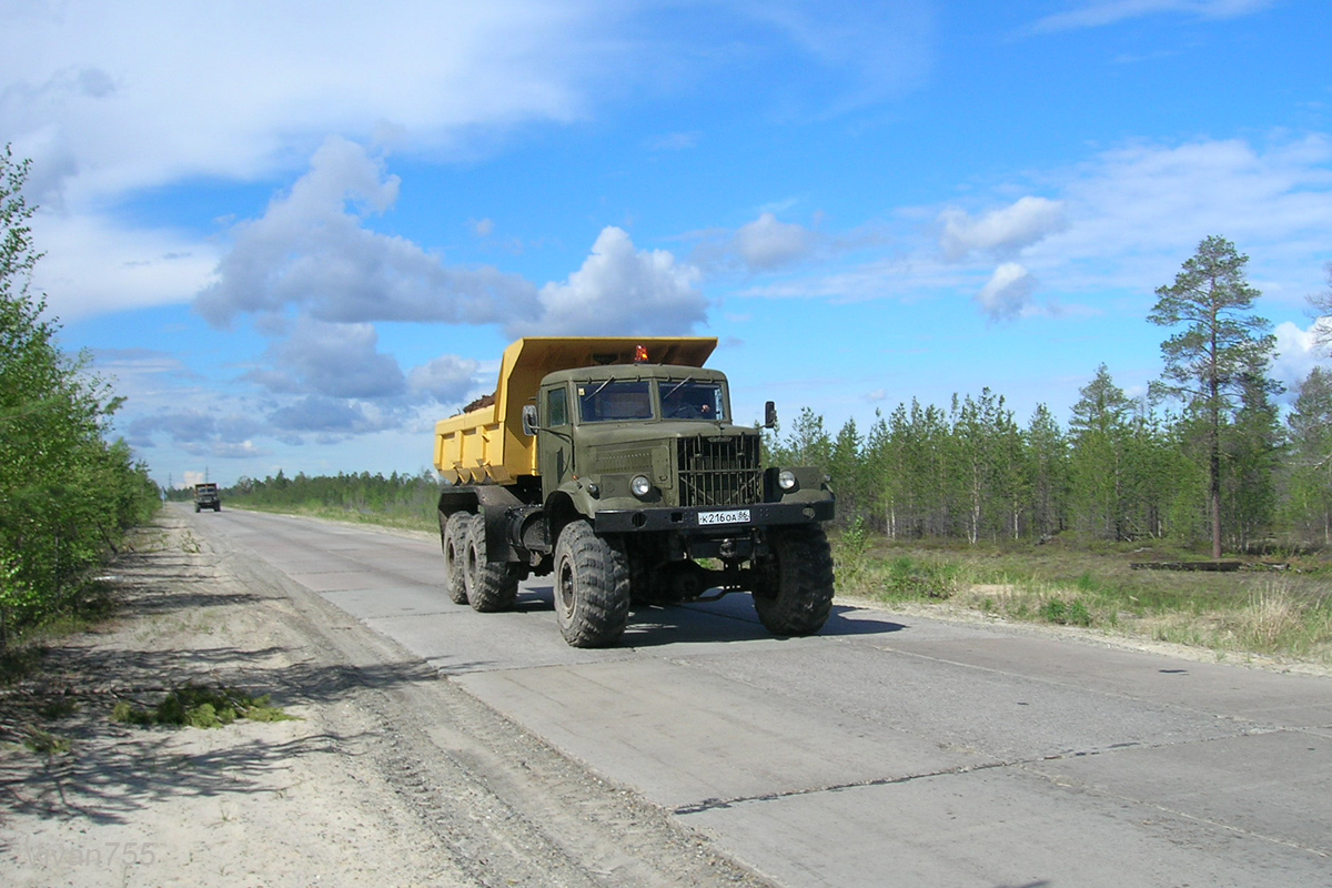 Ханты-Мансийский автоном.округ, № К 216 ОА 86 — КрАЗ-255Б1