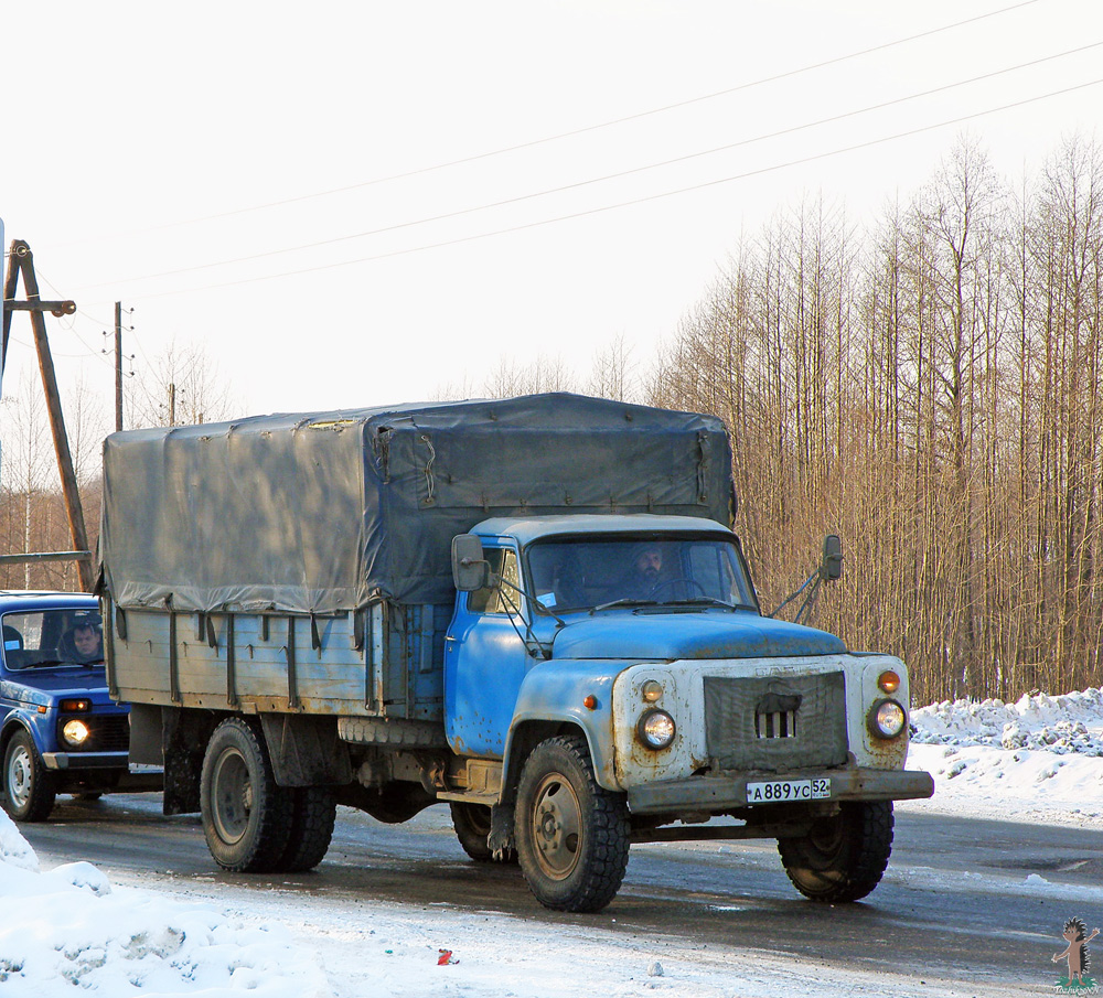 Нижегородская область, № А 889 УС 52 — ГАЗ-53-12