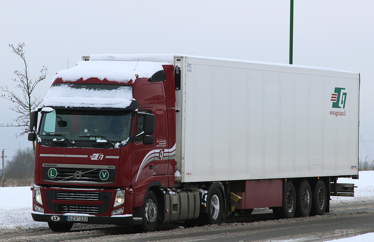 Литва, № GZV 223 — Volvo ('2008) FH.460