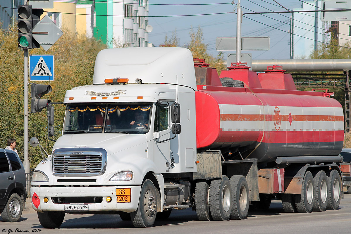 Саха (Якутия), № У 926 КО 14 — Freightliner Columbia