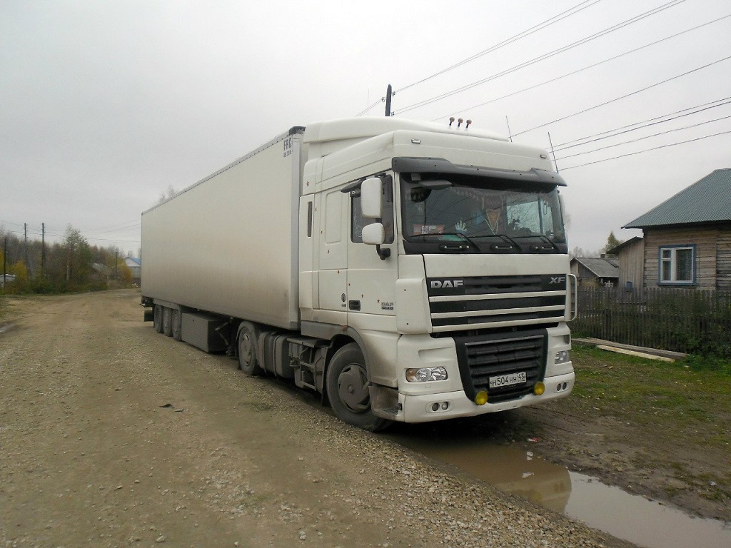 Кировская область, № Н 504 НН 43 — DAF XF105 FT