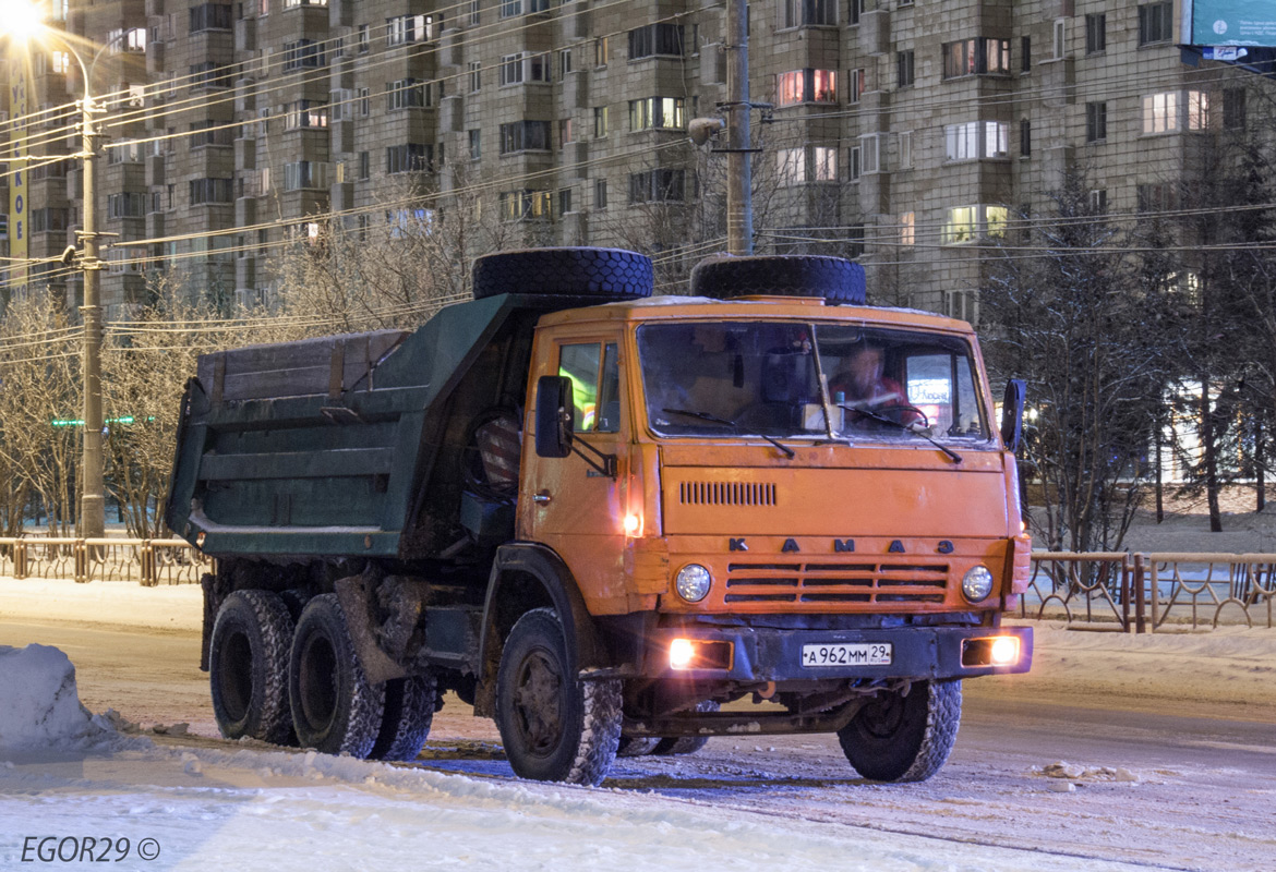 Архангельская область, № А 962 ММ 29 — КамАЗ-55111 [551110]