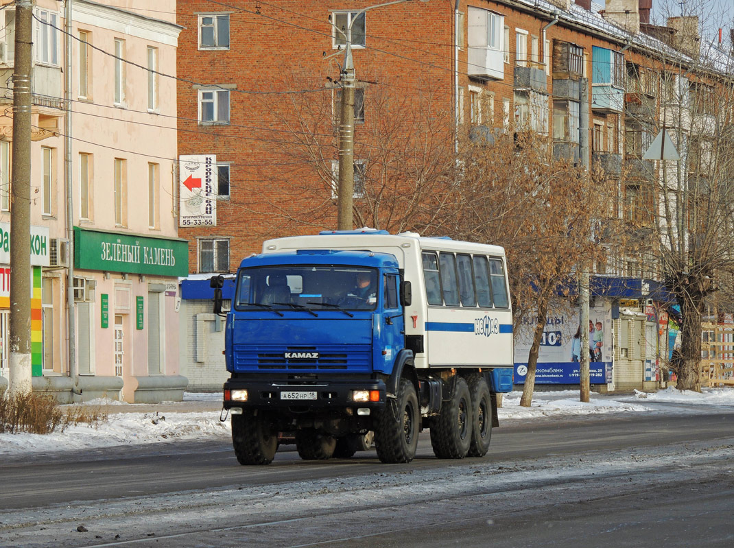 Удмуртия, № А 652 НР 18 — КамАЗ-43114-15 [43114R]