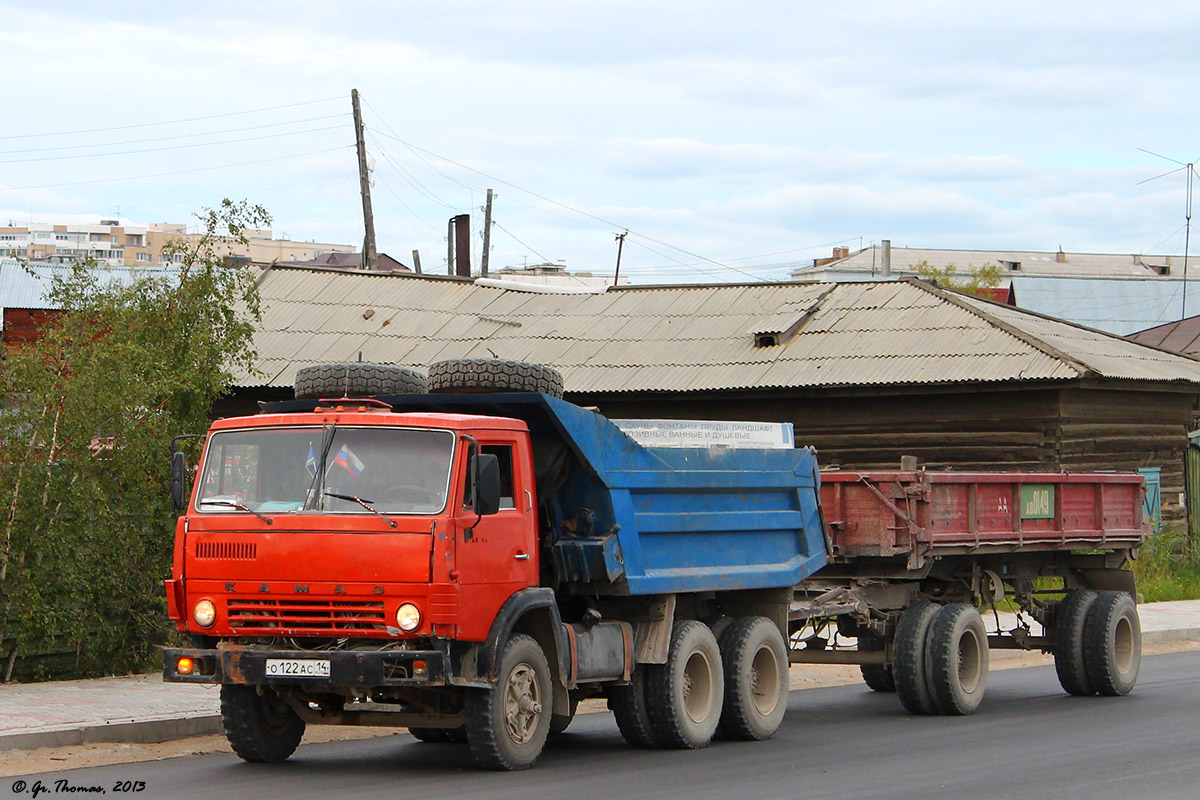 Саха (Якутия), № О 122 АС 14 — КамАЗ-55111 [551110]