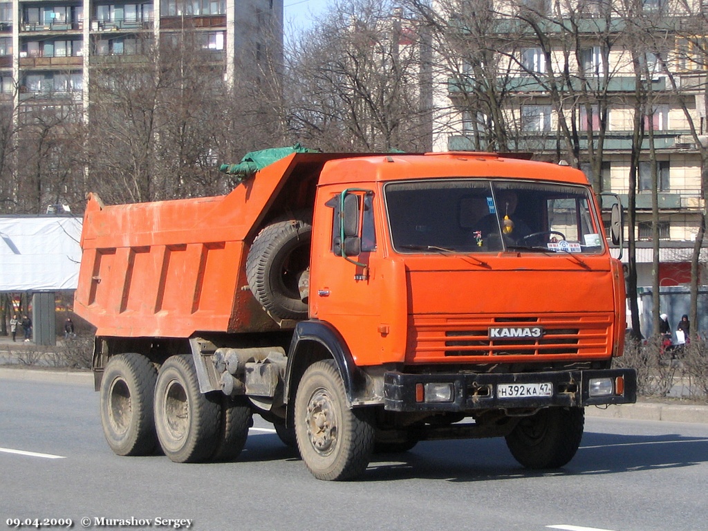 Ленинградская область, № Н 392 КА 47 — КамАЗ-55111-02 [55111C]