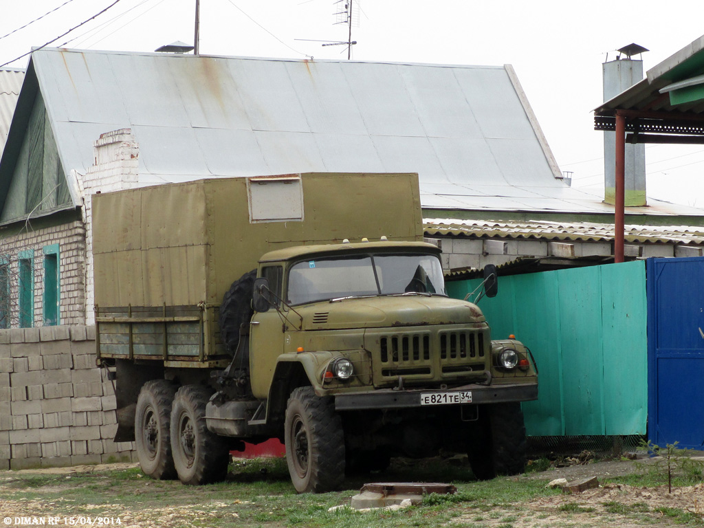 Волгоградская область, № Е 821 ТЕ 34 — ЗИЛ-131