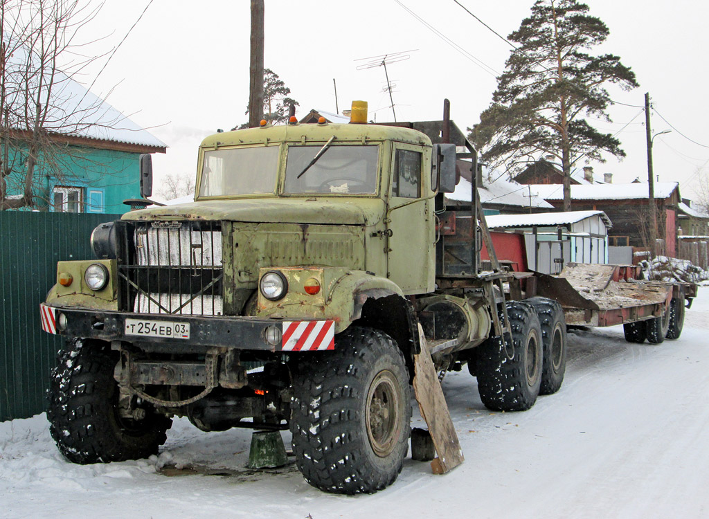 Бурятия, № Т 254 ЕВ 03 — КрАЗ-255 (общая модель)