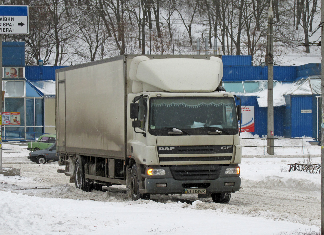 Полтавская область, № ВІ 3158 ВК — DAF CF75 FA