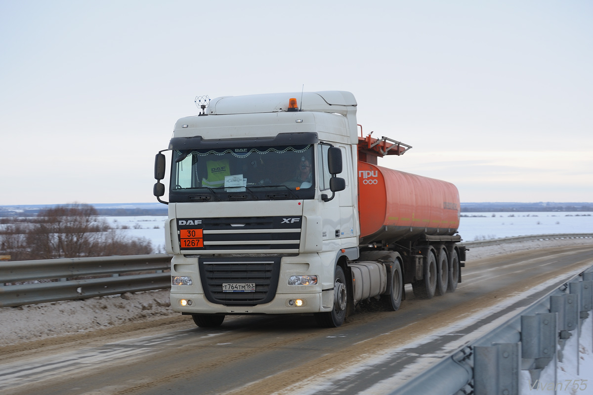 Самарская область, № Т 764 ТМ 163 — DAF XF105 FT