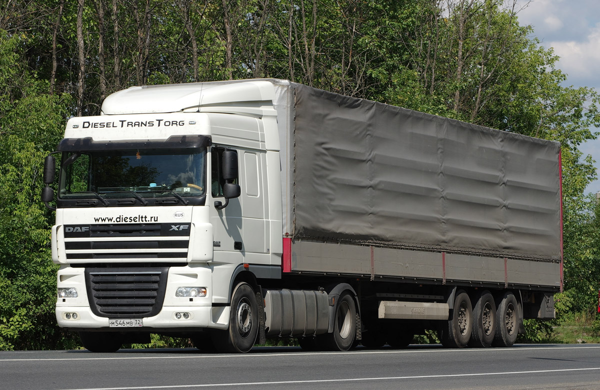 Брянская область, № М 546 МВ 32 — DAF XF105 FT