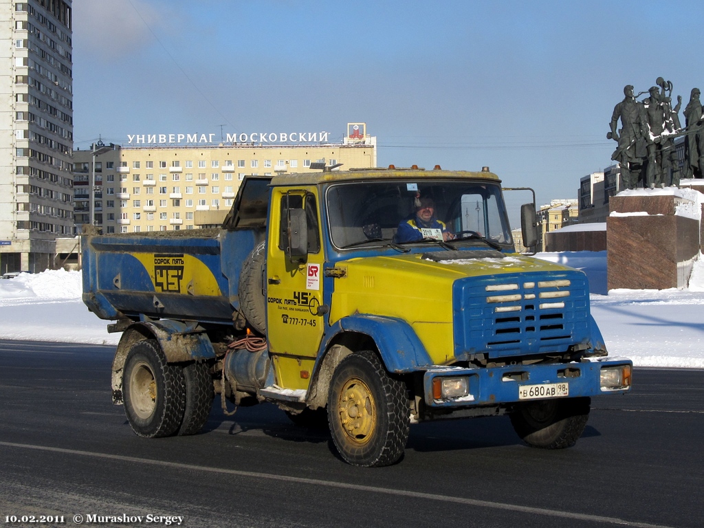 Санкт-Петербург, № В 680 АВ 98 — ЗИЛ-494560