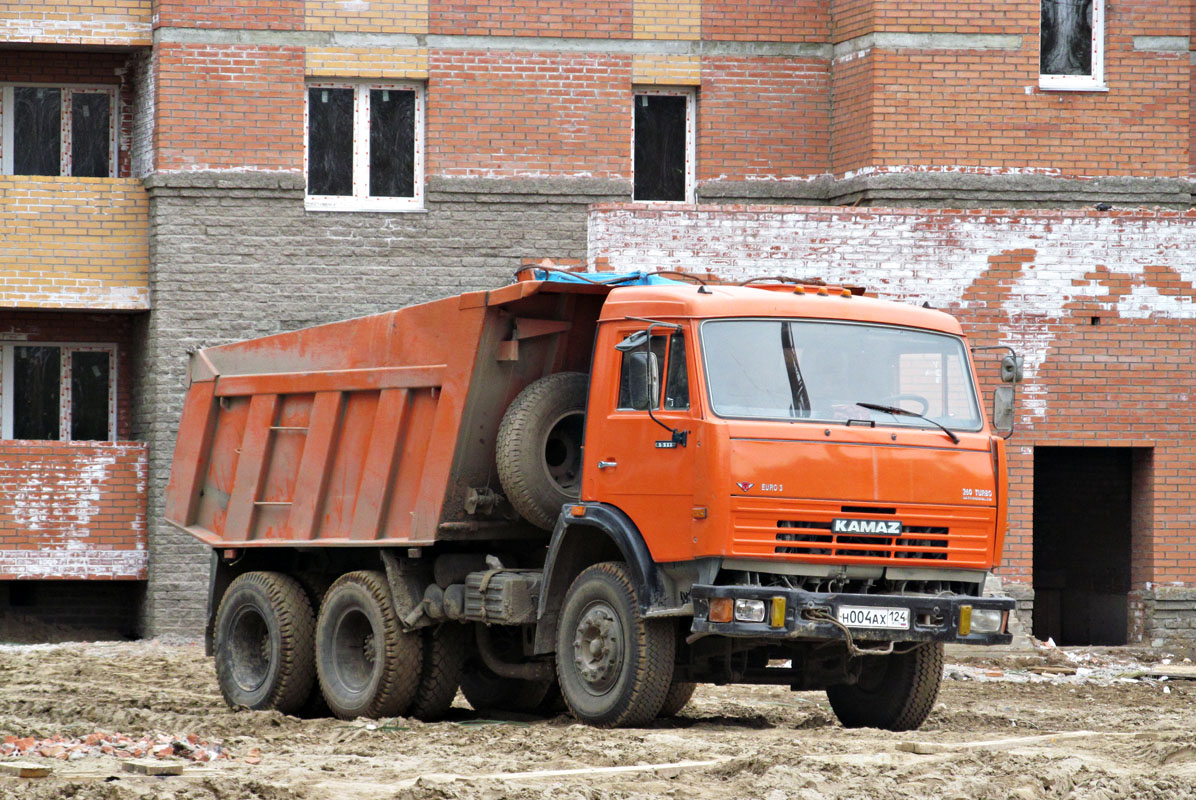 Красноярский край, № Н 004 АХ 124 — КамАЗ-65115 [651150]