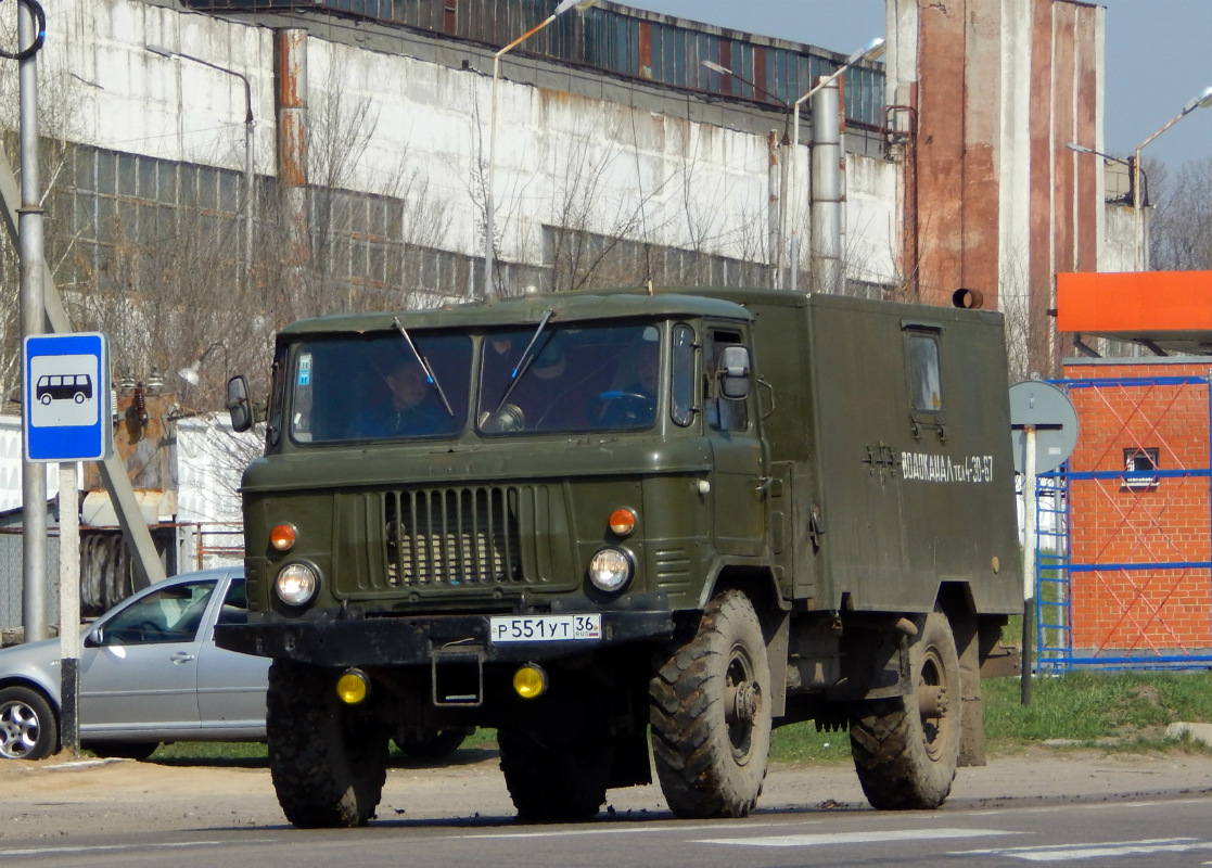 Воронежская область, № Р 551 УТ 36 — ГАЗ-66-14