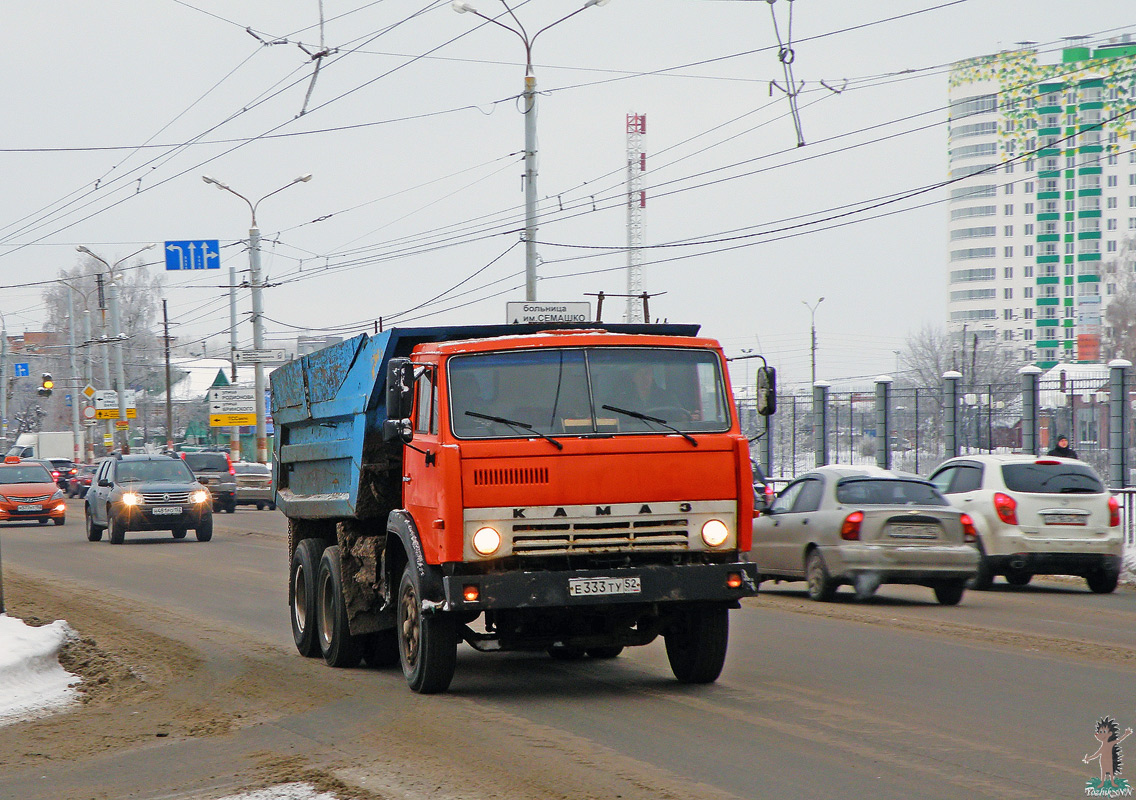 Нижегородская область, № Е 333 ТУ 52 — КамАЗ-55111 [551110]