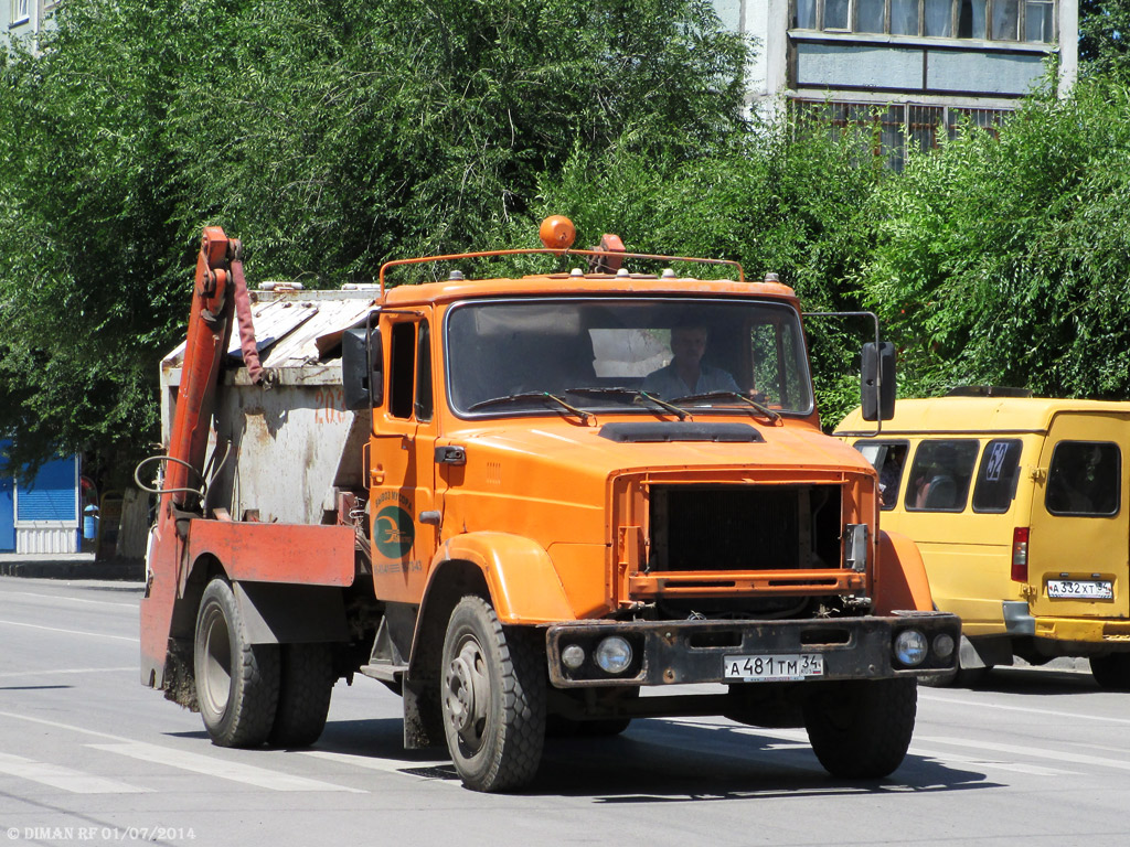 Волгоградская область, № А 481 ТМ 34 — ЗИЛ-433362