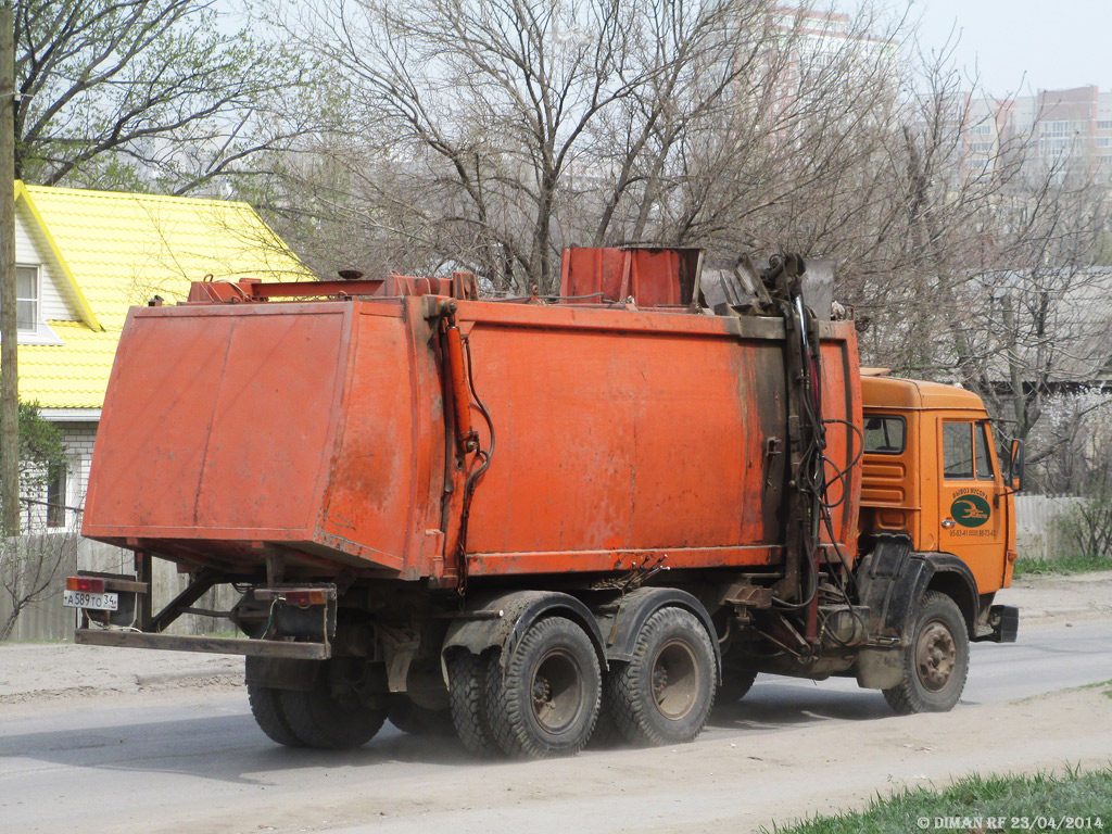 Волгоградская область, № А 589 ТО 34 — КамАЗ-53215-15 [53215R]