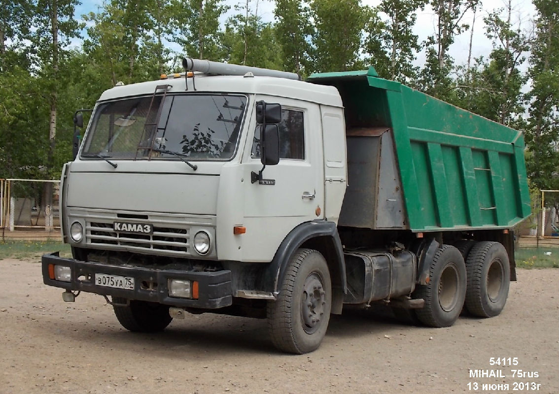 Забайкальский край, № В 075 УА 75 — КамАЗ-54115-13 [54115N]