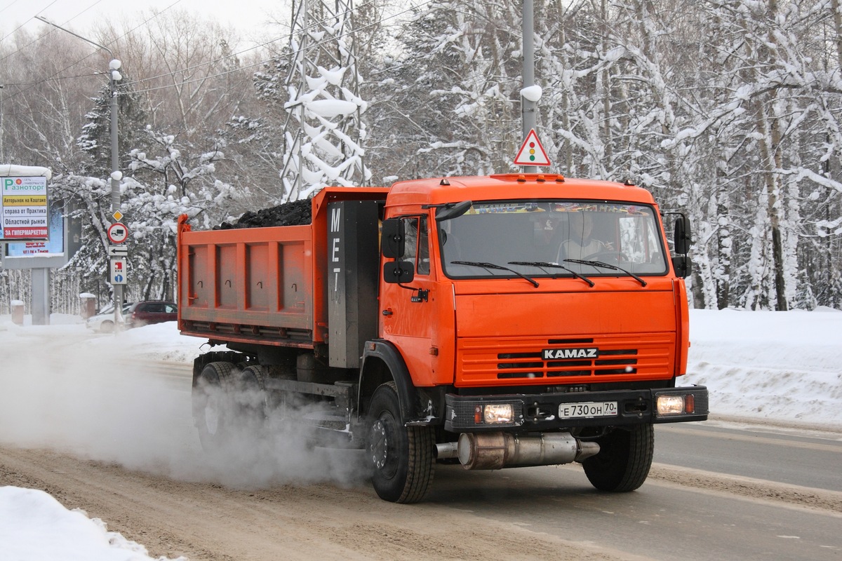 Томская область, № Е 730 ОН 70 — КамАЗ-65115 (общая модель)