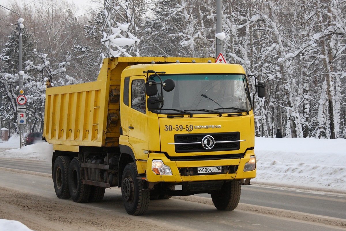 Томская область, № О 800 ОК 70 — Dongfeng KC DFL3251