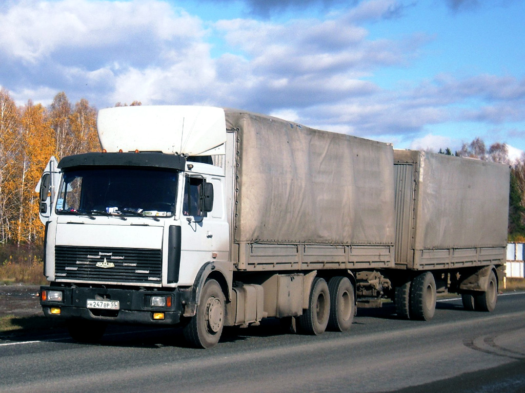 Омская область, № Н 247 ВР 55 — МАЗ-6303 [630300]