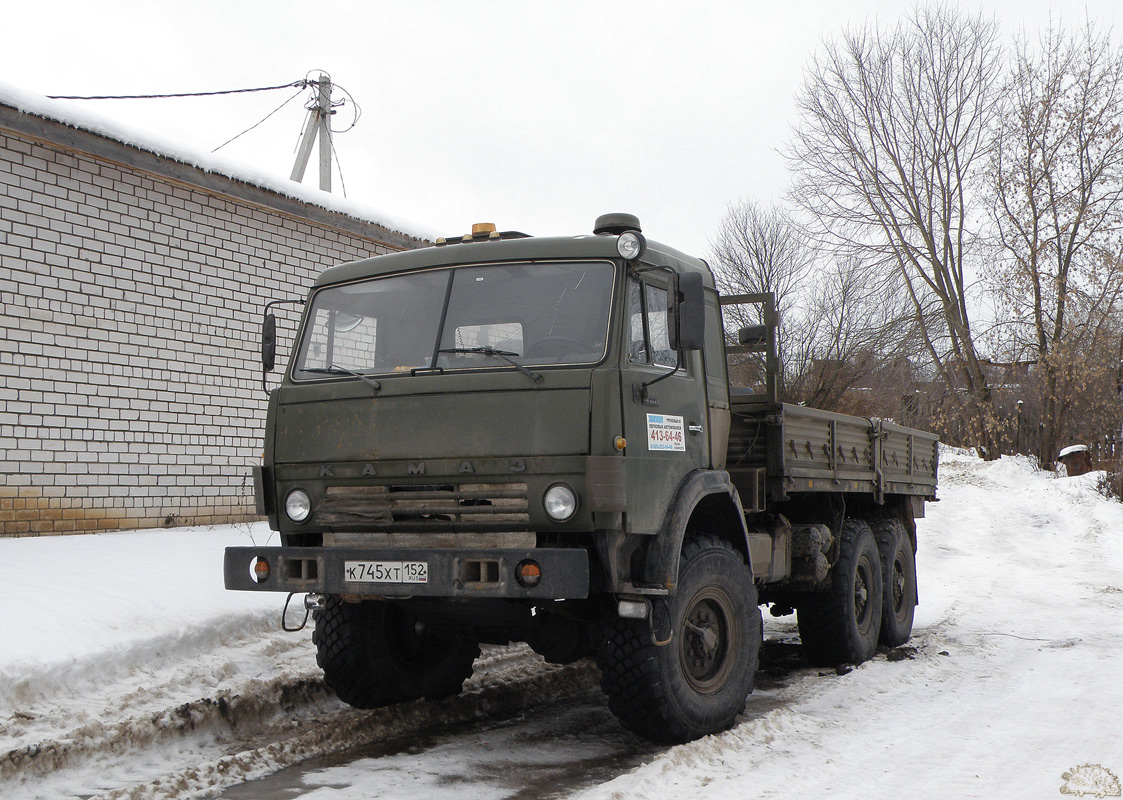 Нижегородская область, № К 745 ХТ 152 — КамАЗ-43114 [431140]