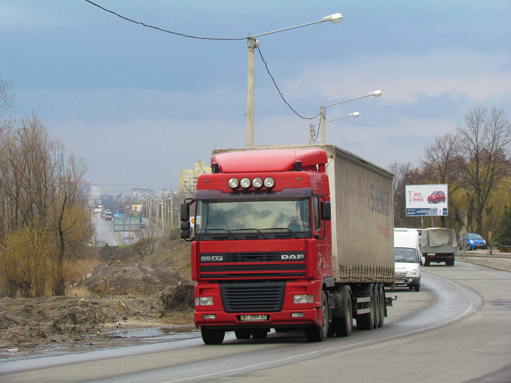 Полтавская область, № ВІ 2089 АІ — DAF 95XF FT