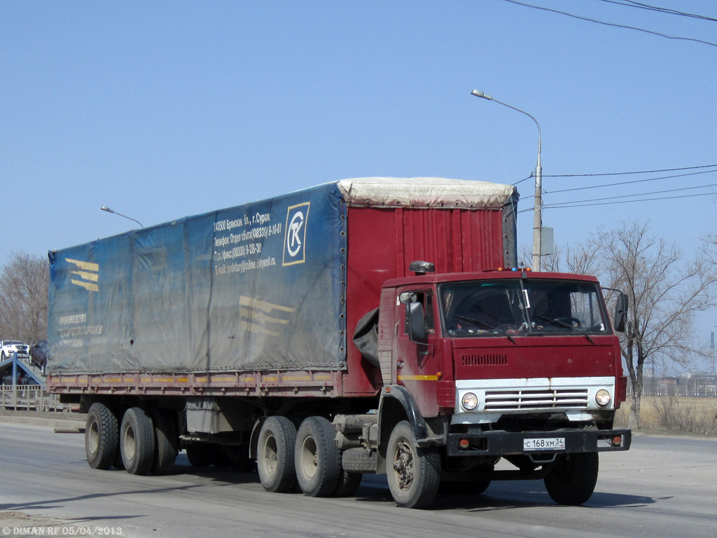 Волгоградская область, № С 168 ХМ 34 — КамАЗ-5410