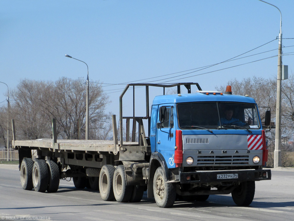 Волгоградская область, № А 232 РН 34 — КамАЗ-5410