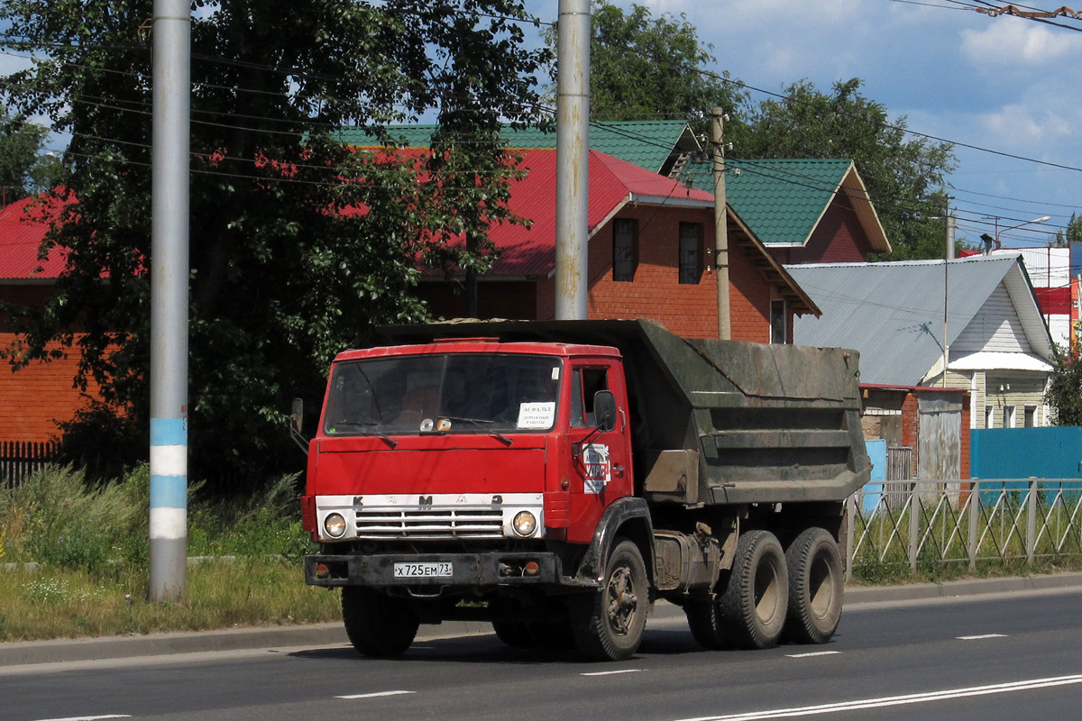 Ульяновская область, № Х 725 ЕМ 73 — КамАЗ-55111 [551110]