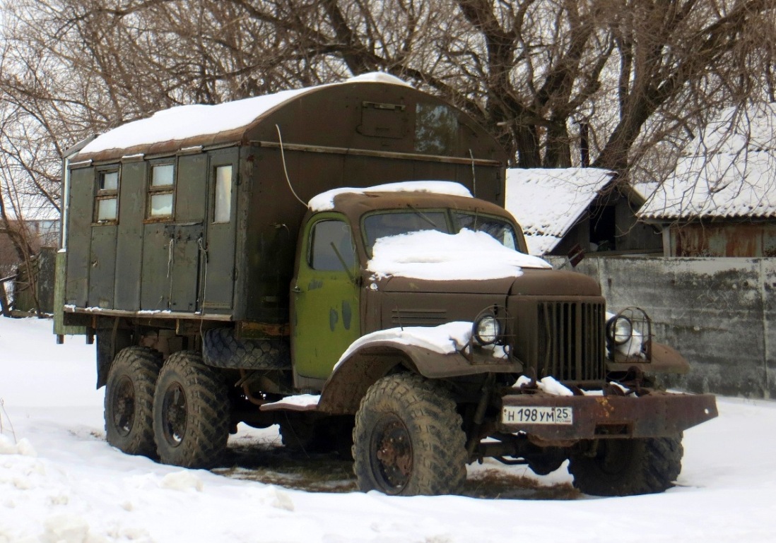 Приморский край, № Н 198 УМ 25 — ЗИЛ-157 (общая модель)