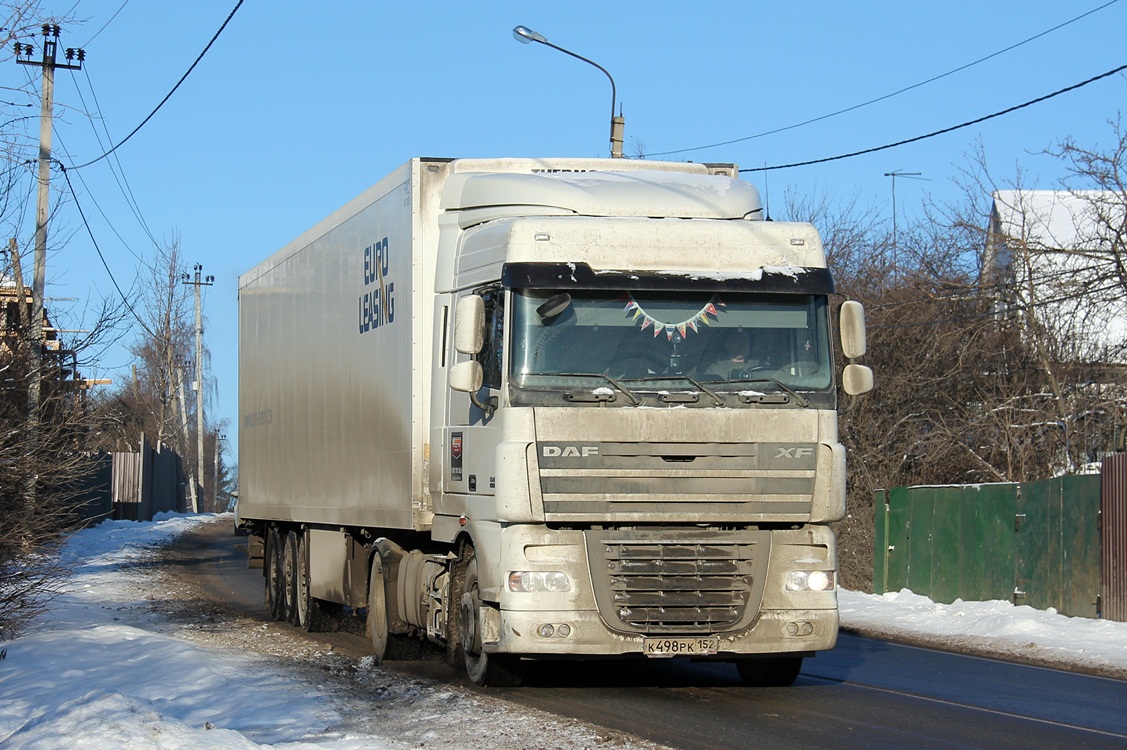 Нижегородская область, № К 498 РК 152 — DAF XF105 FT