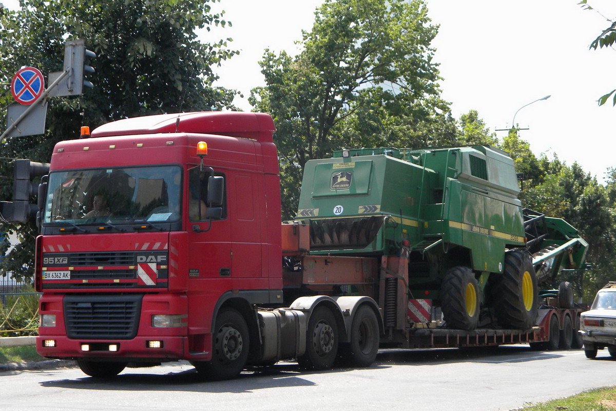 Хмельницкая область, № ВХ 6362 АК — DAF 95XF FTG