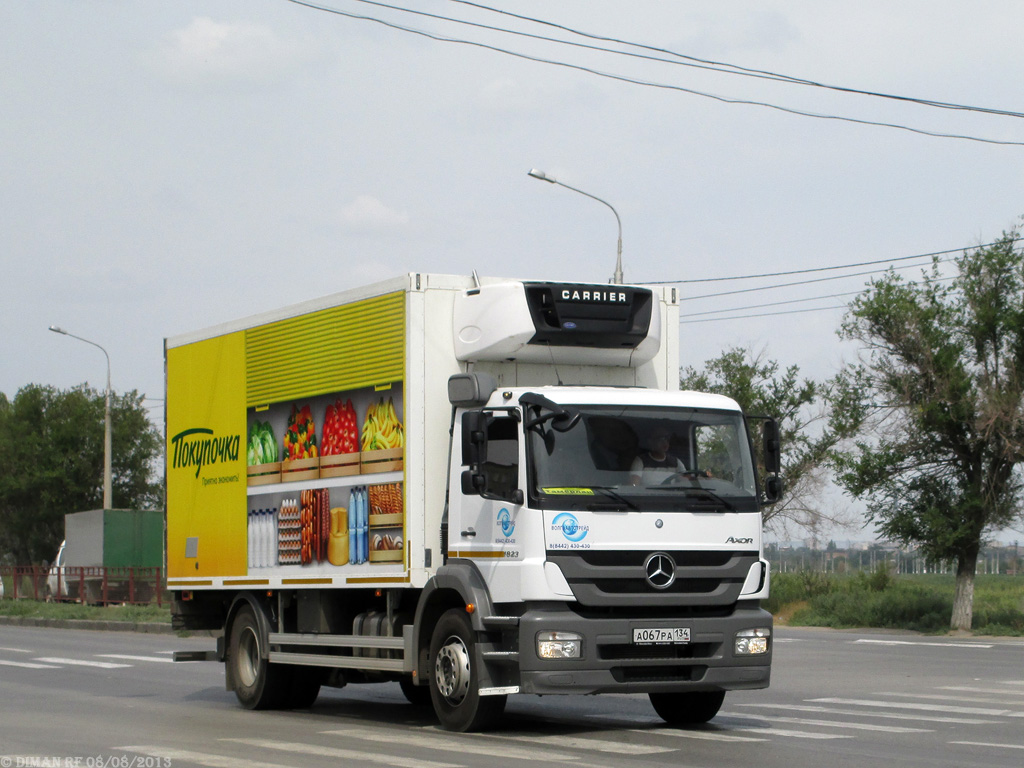 Волгоградская область, № А 067 РА 134 — Mercedes-Benz Axor 1823