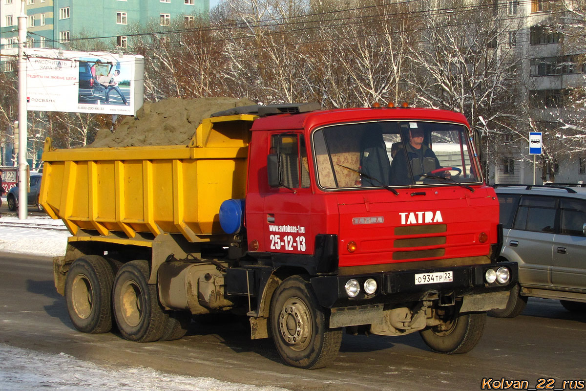 Алтайский край, № О 934 ТР 22 — Tatra 815-2 S1 A