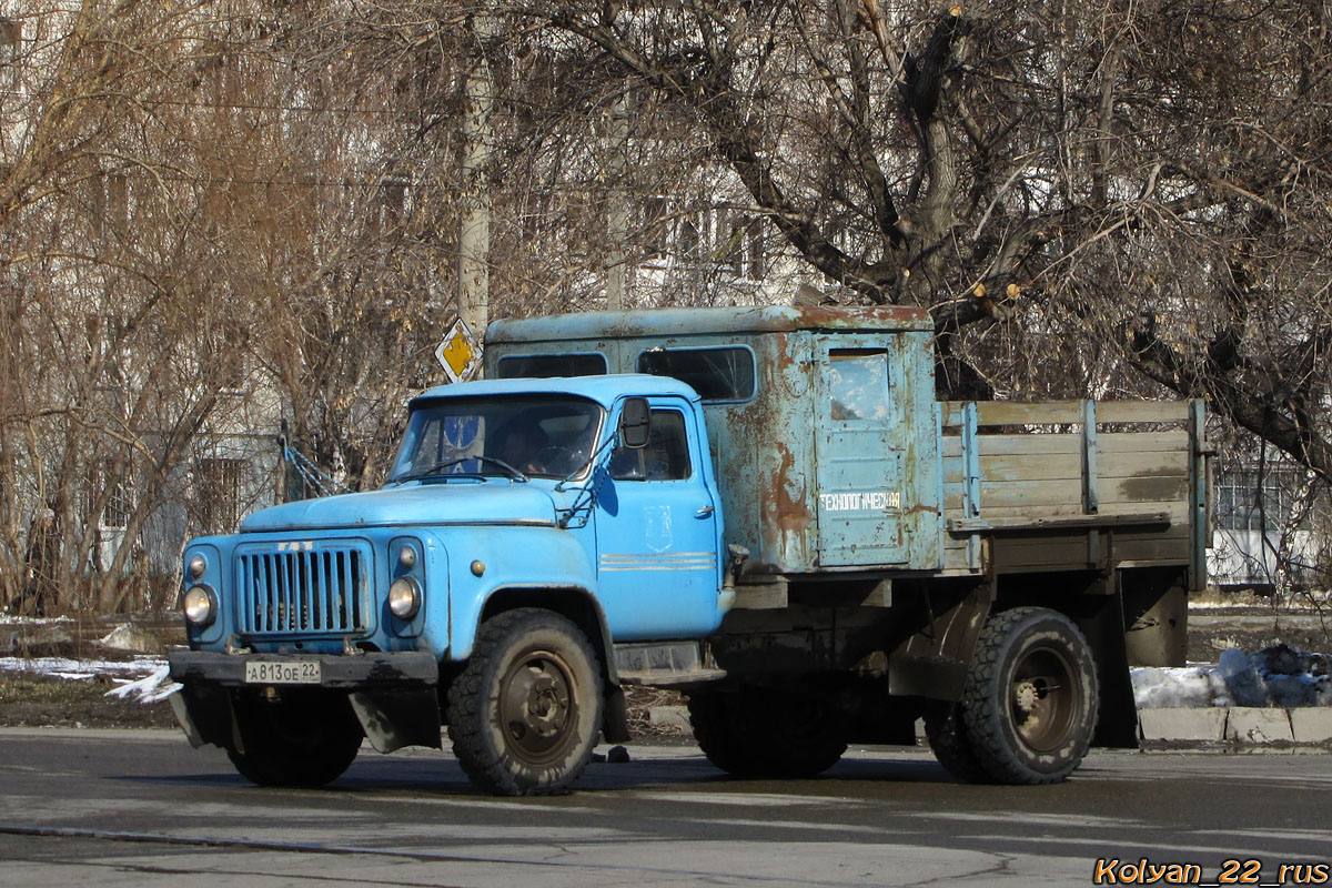 Алтайский край, № А 813 ОЕ 22 — ГАЗ-52-01