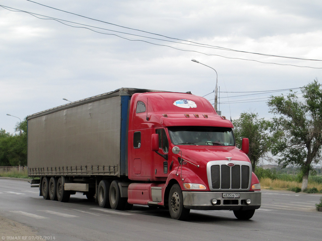 Волгоградская область, № А 835 ОВ 134 — Peterbilt 387; Ekaterinburg Truck Service (ETS) (Волгоградская область)