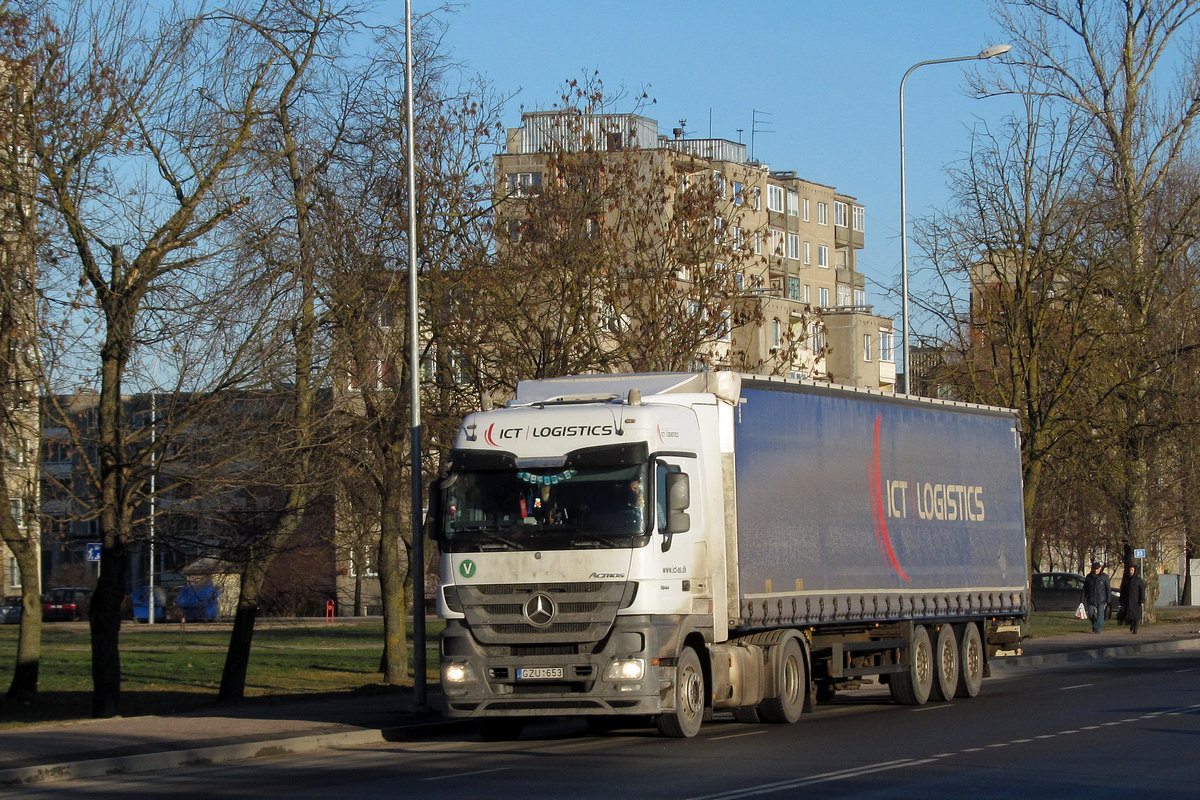 Литва, № GZU 653 — Mercedes-Benz Actros ('2009) 1844