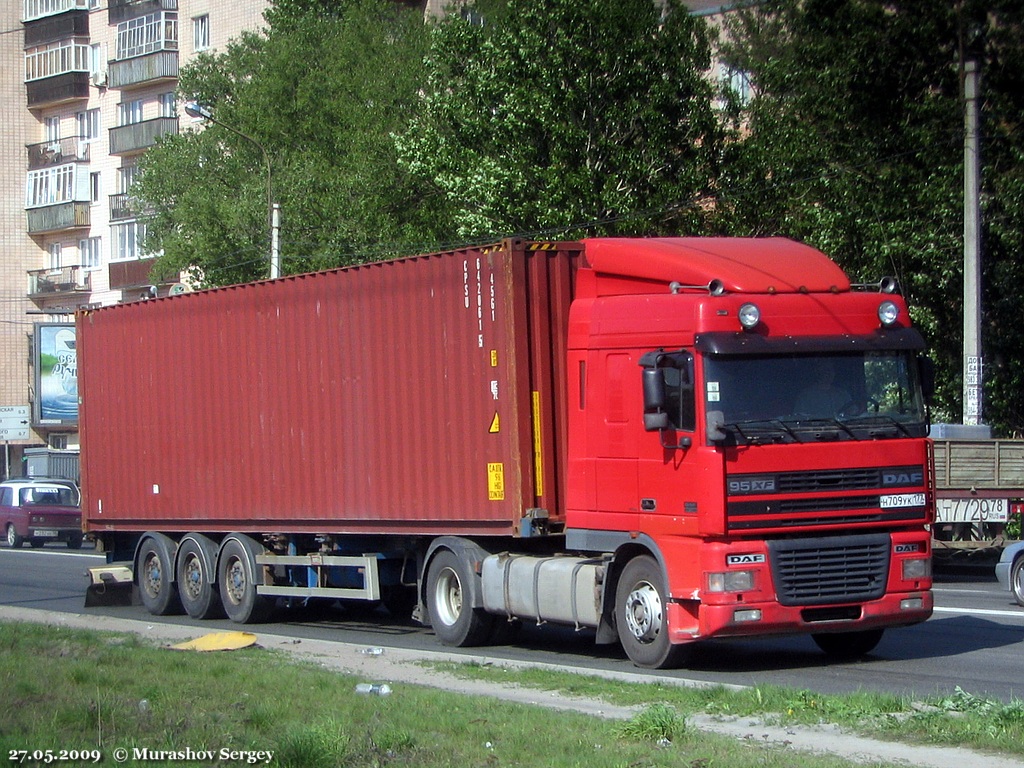 Москва, № Н 709 УК 177 — DAF 95XF FT