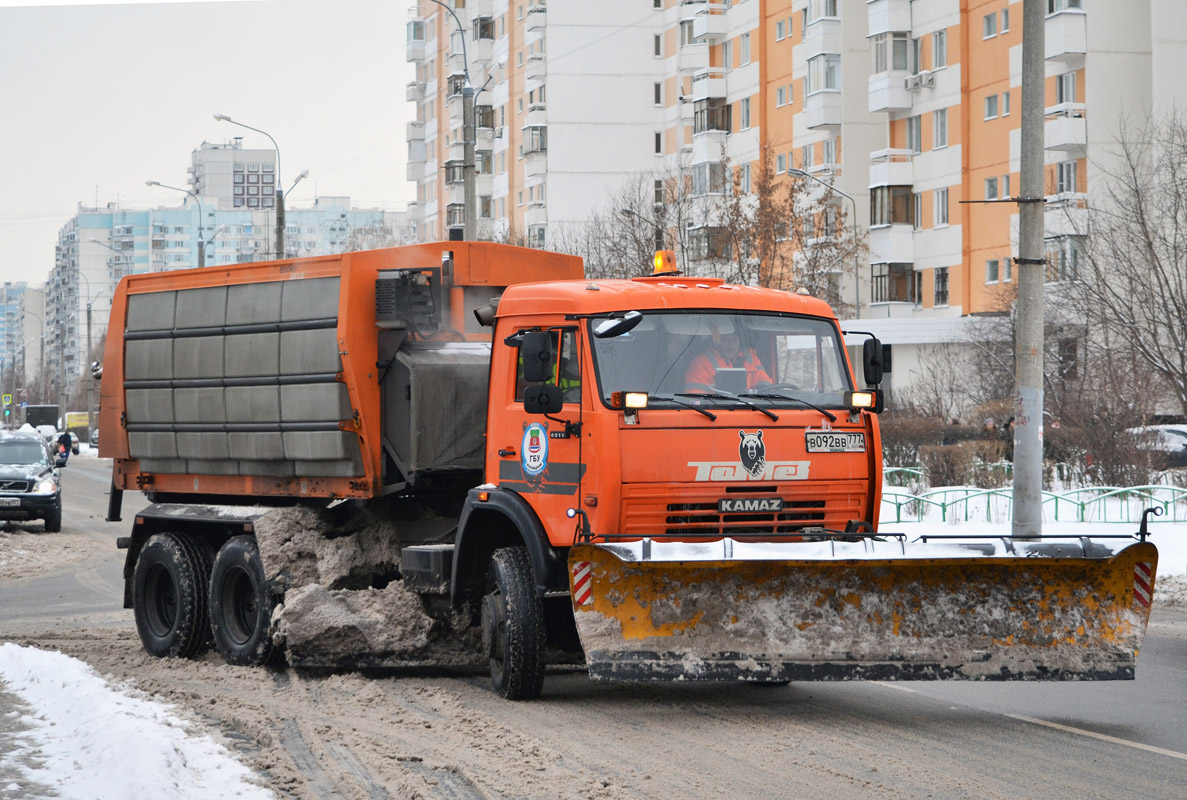 Москва, № В 092 ВВ 777 — КамАЗ-65115-D3