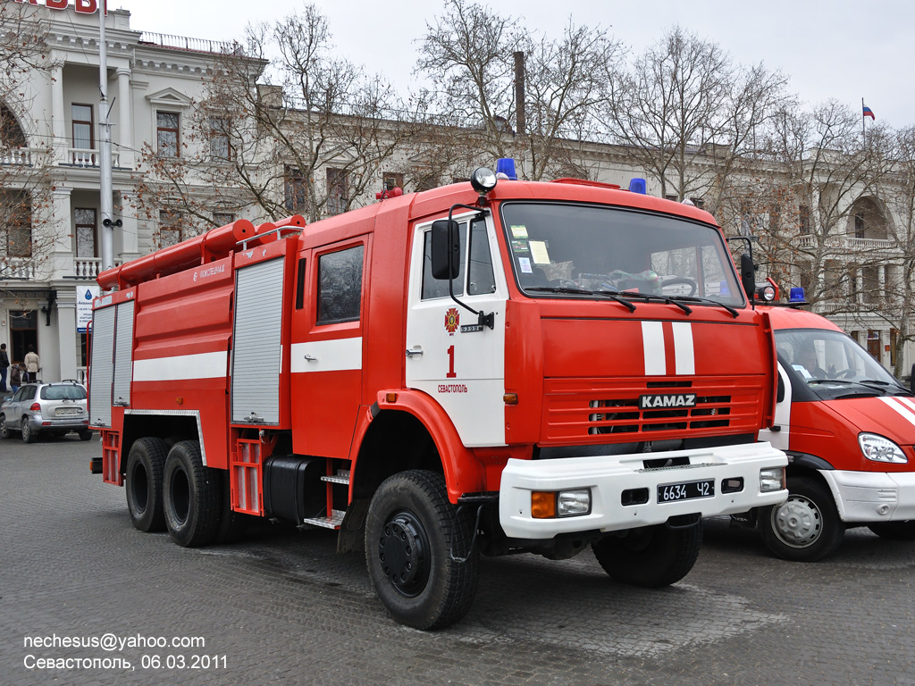 Севастополь, № 6634 Ч2 — КамАЗ-53228-15 [53228R]