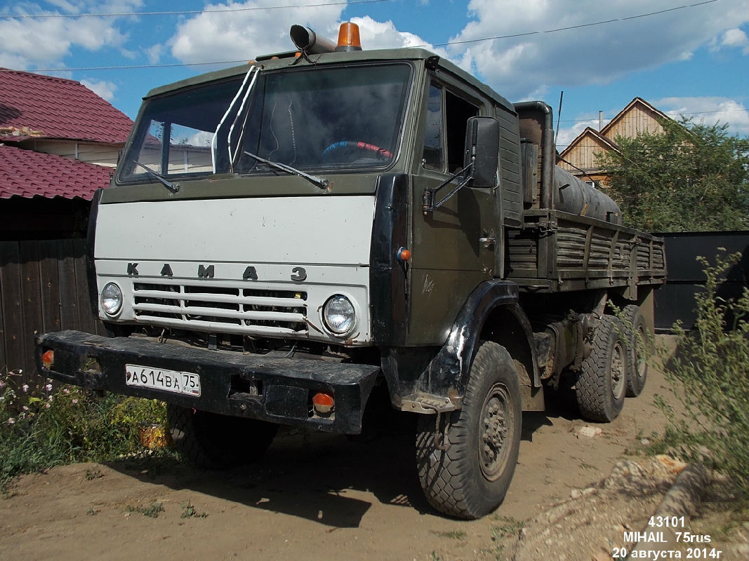 Забайкальский край, № А 614 ВА 75 — КамАЗ-43101