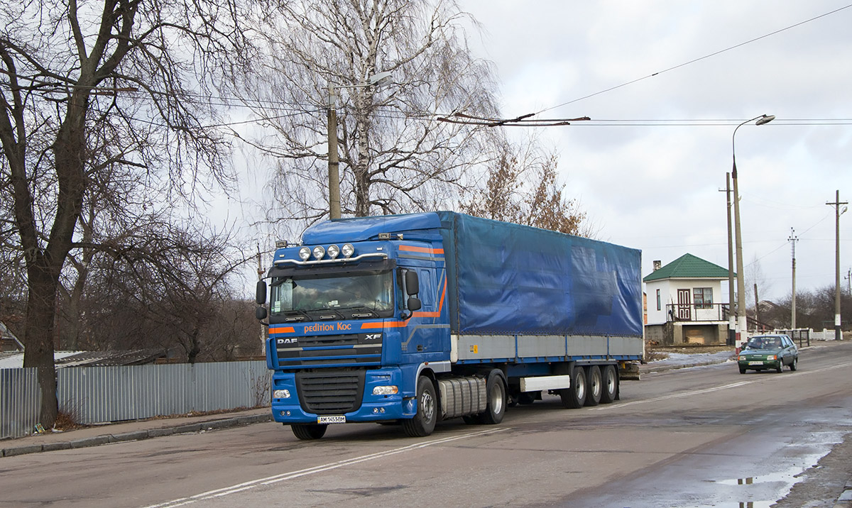 Житомирская область, № АМ 1453 ВМ — DAF XF105 FT