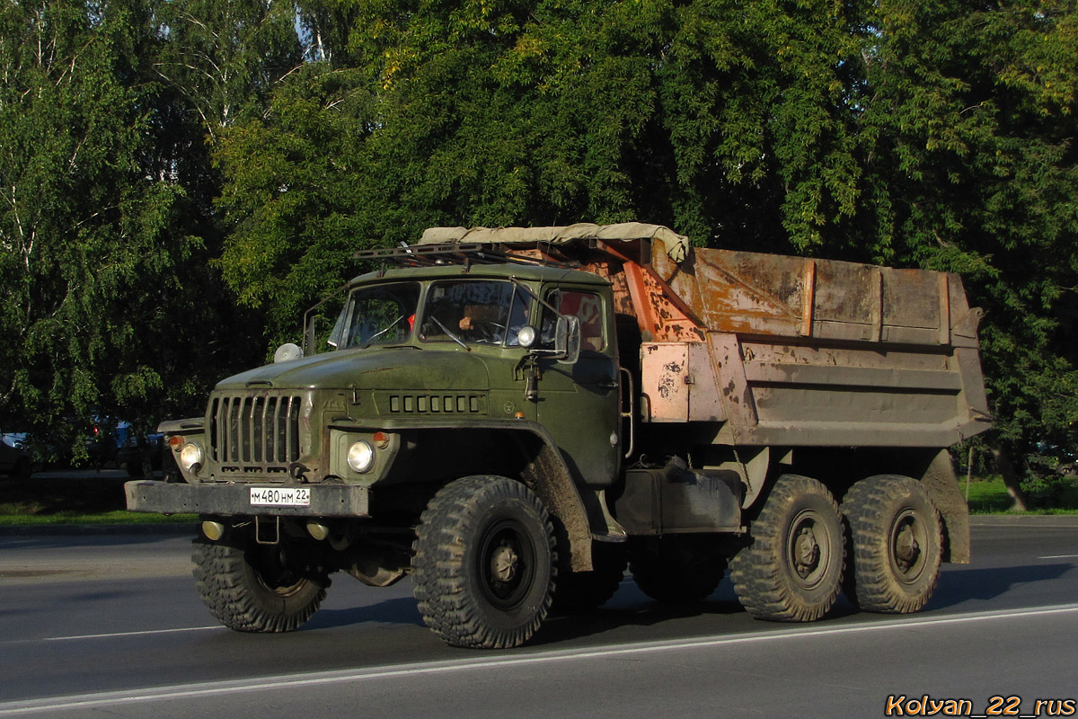 Алтайский край, № М 480 НМ 22 — Урал-4320-01