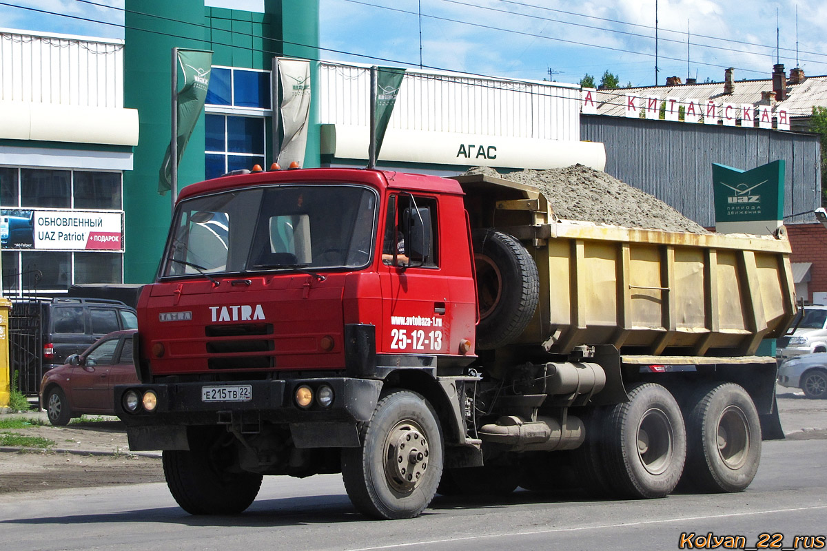 Алтайский край, № Е 215 ТВ 22 — Tatra 815-2 S1 A