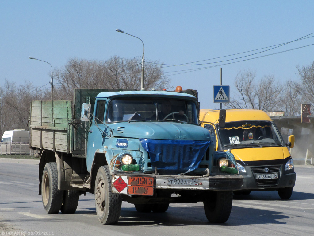 Волгоградская область, № Т 992 АЕ 34 — ЗИЛ-431410 (УАМЗ)